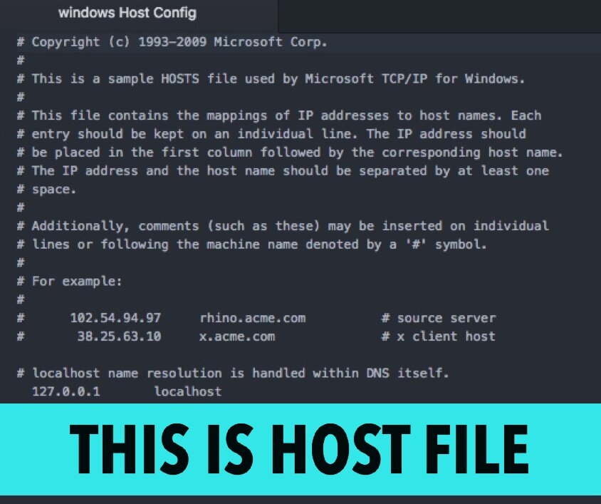 Rhino acme com в файле hosts что это