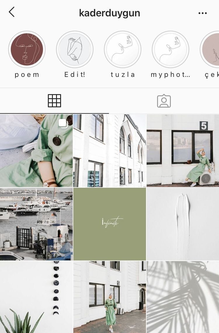 Пример оформления обложек для STORIES
