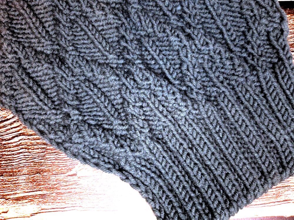 Простой теневой узор "Ромбы" превосходно подходит для вязания мужских изделий: джемперов, свитеров и пуловеров