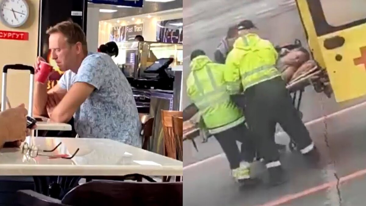 Навальный в коме. Коллаж из открытого источника.