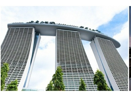 Необычный дизайн привлекает посетителей. 