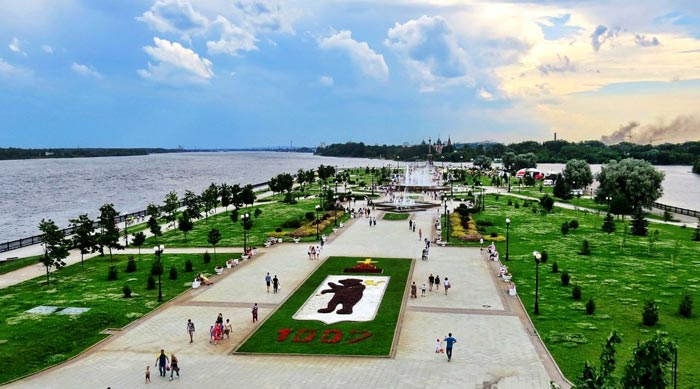 Парк "Стрелка". Фото: https://russo-travel.ru/landmark/yaroslavl/park-strelka/