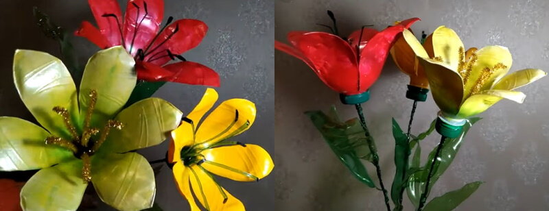 Делаем цветы из пластиковых бутылок быстро и мастерски | paraskevat.ru | Дзен