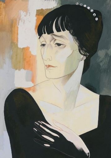 Портрет работы Ю. Анненкова