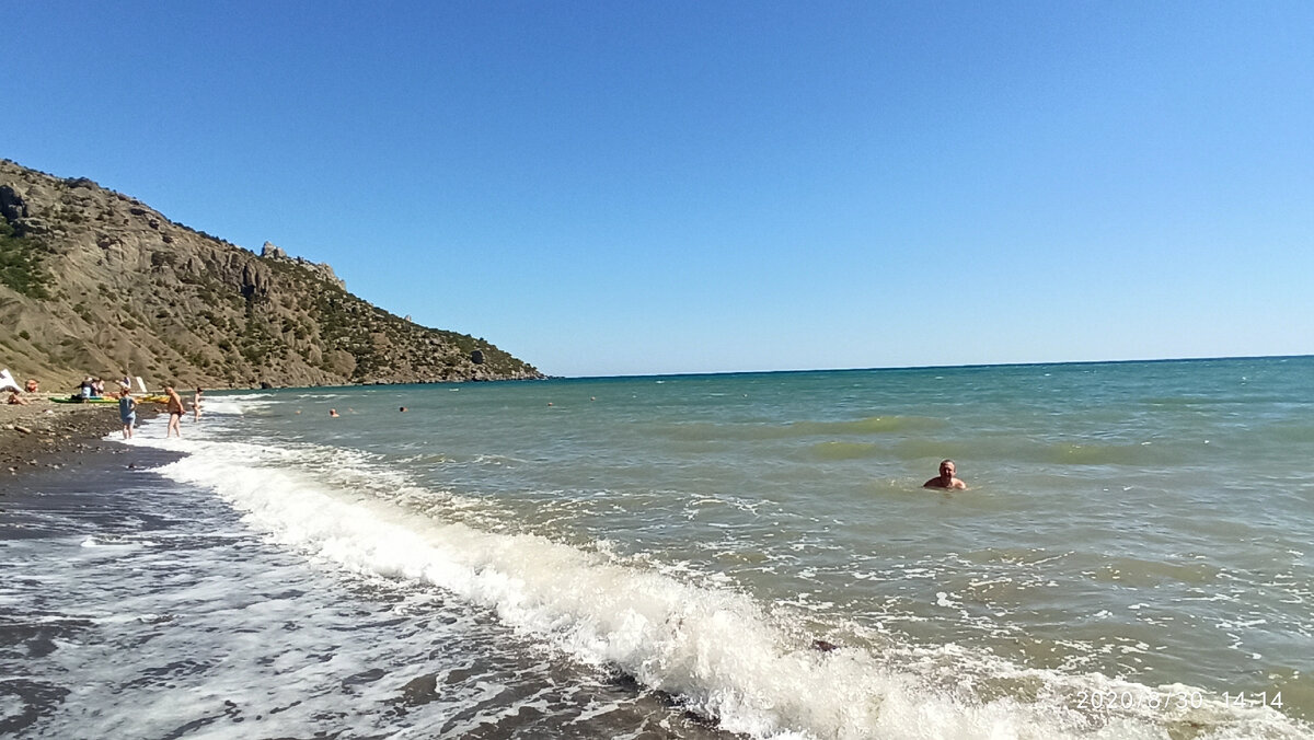 Мутное море в Веселом