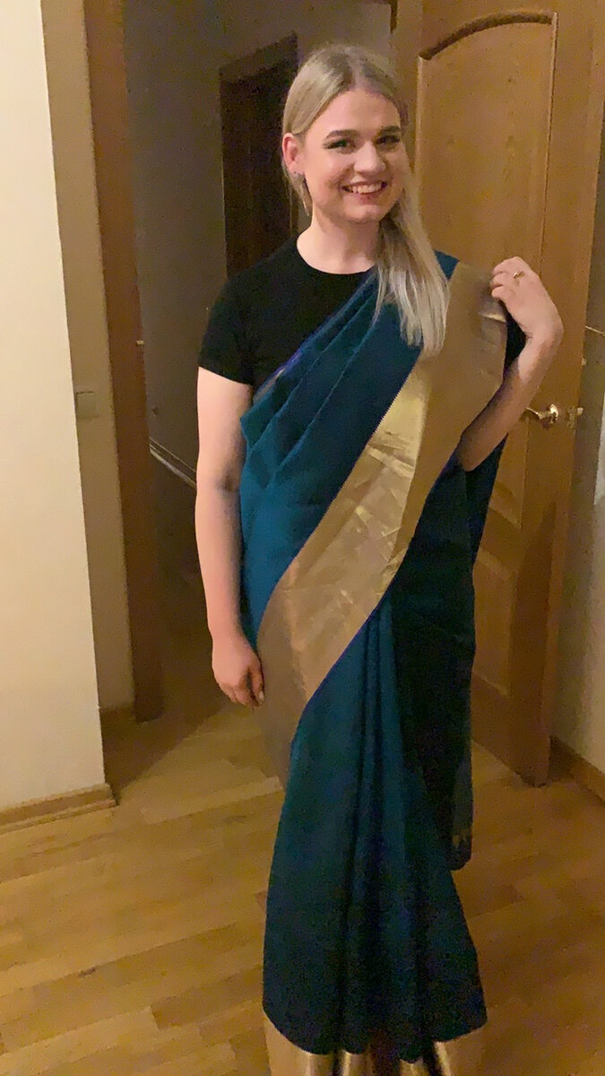 Во время примерки. Фото из личного архива 