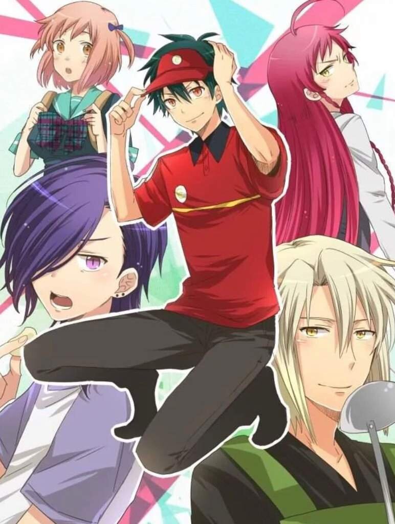 Сатана на подработке. Аниме Hataraku Maou-sama. Аниме князь тьмы меняет профессию. Maou sama аниме. Аниме Hataraku! Maou sama 2