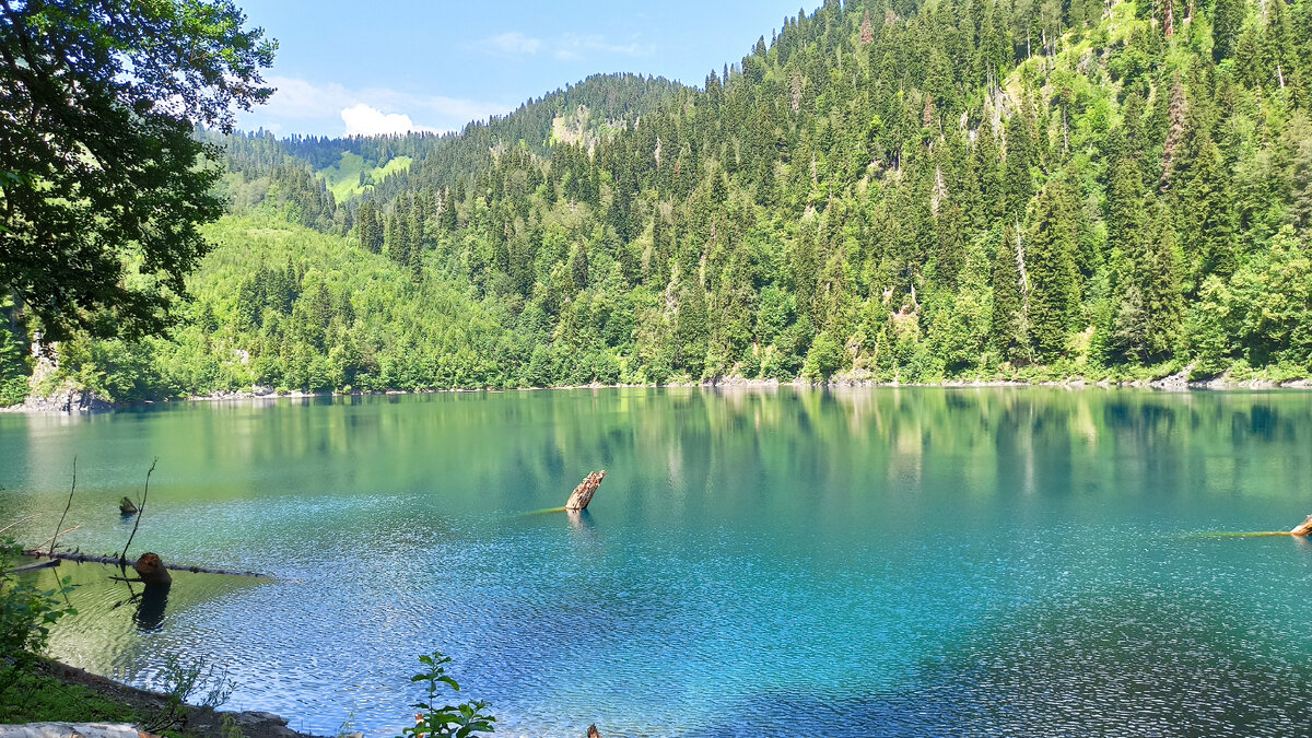 Солнце уже полностью освещает малую Рицу