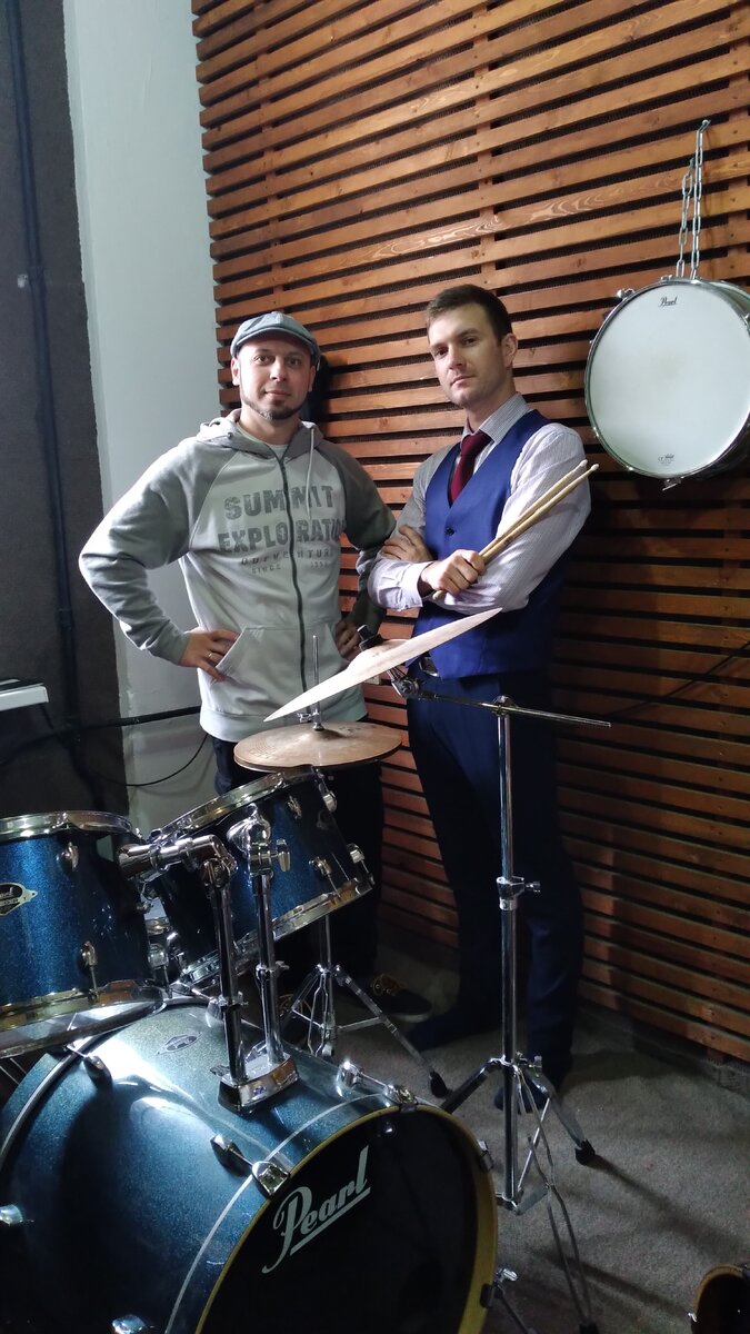 Денис Гомазенков (слева) с учеником Михаилом.