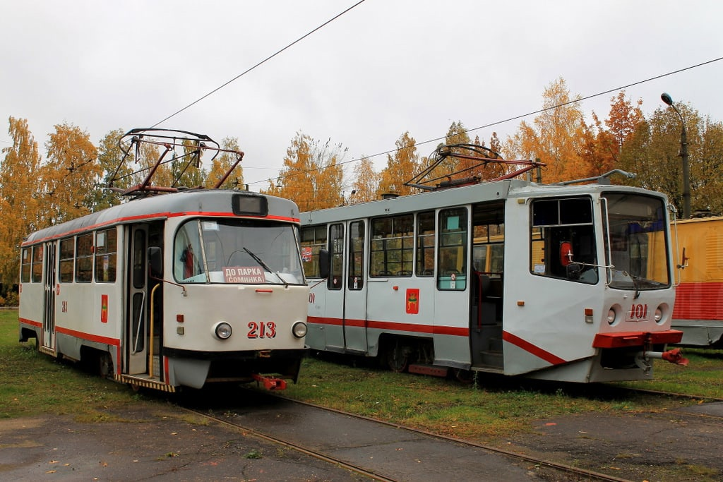 Трамваи в Твери перед закрытием системы, фото https://transphoto.org/photo/1056154/?vid=4146, автор Diman 