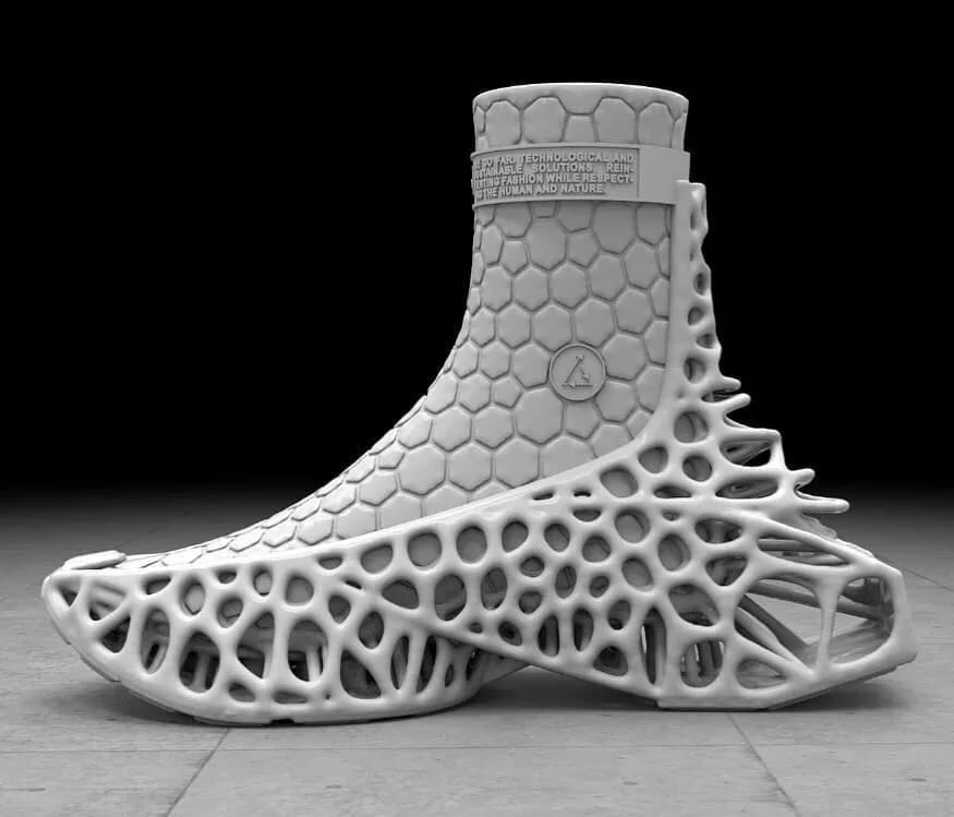 3D-модель обуви, которая "гуляет" по Интернету