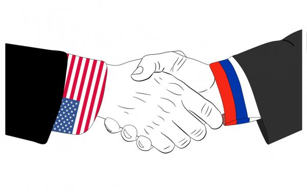 Флаг с изображением руки