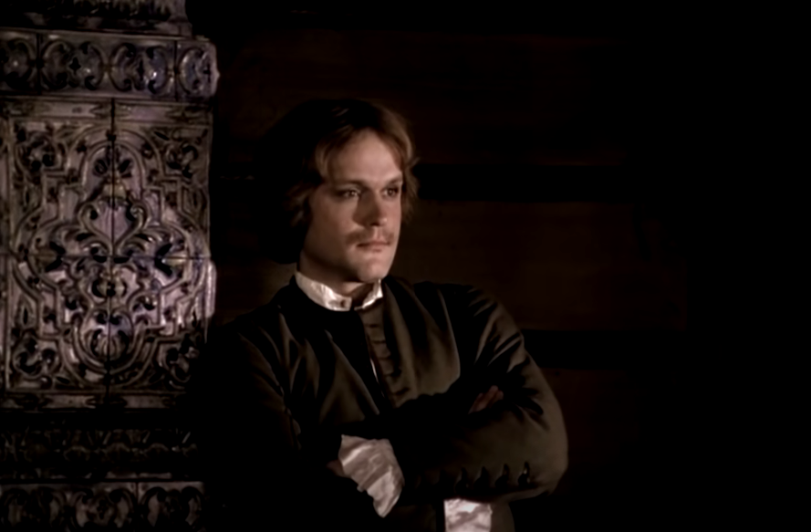 Меншиков (Николай Ерёменко-младший), кадр из фильма "Юность Петра" (1980)