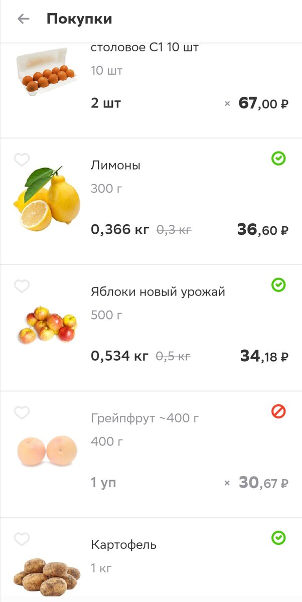 Грейпфрут тоже закончился 
