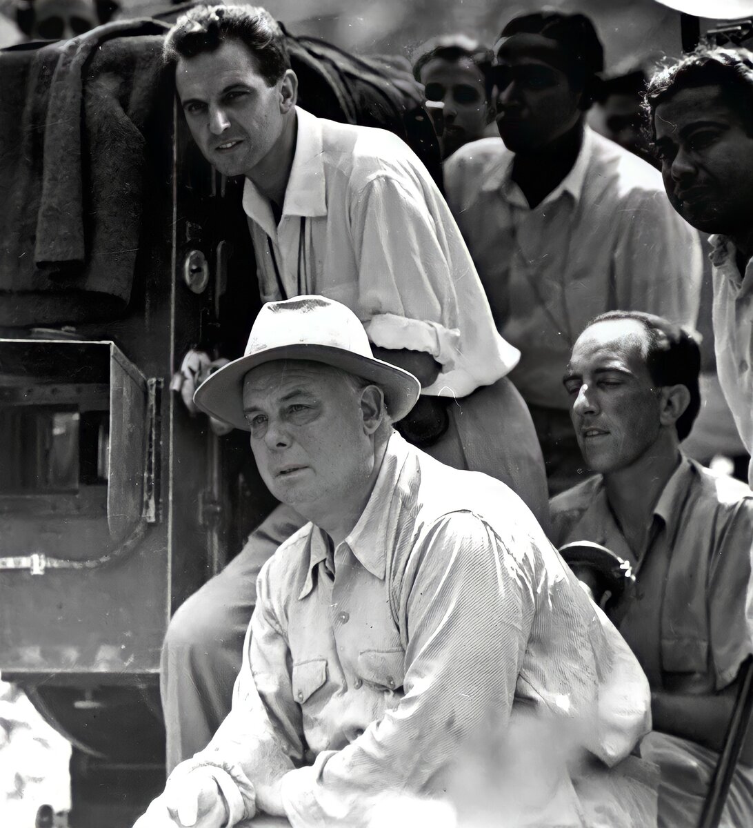 Жан Ренуар за работой