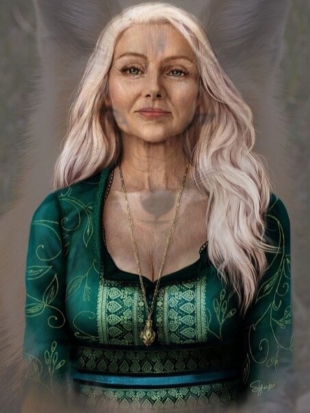 В старости я буду именно такой бабулей) Лисобабушка 🤣Поиздевалась над картинкой) 