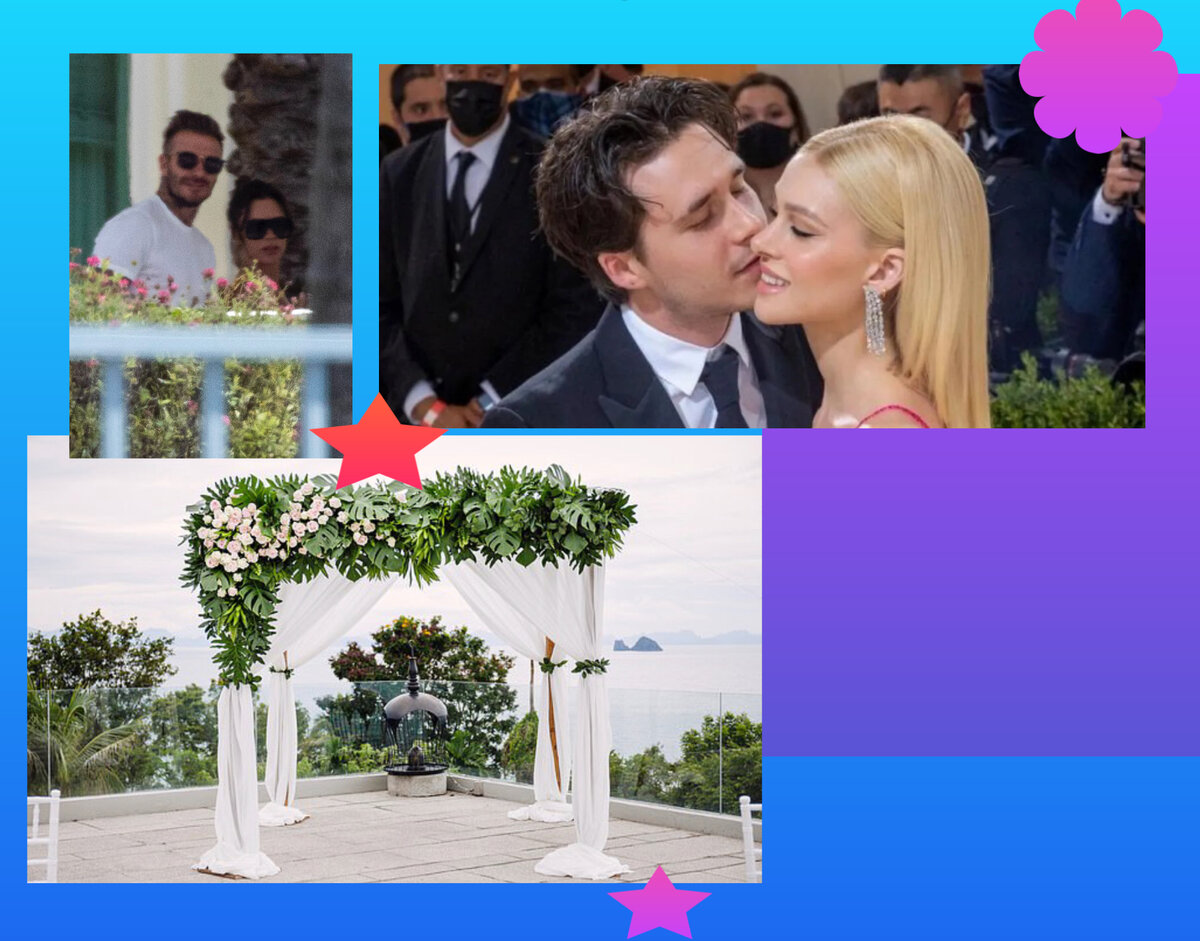 Дэвид и Виктория Бэкхем, приготовленное место для свадьбы, Бруклин и его невеста Никола