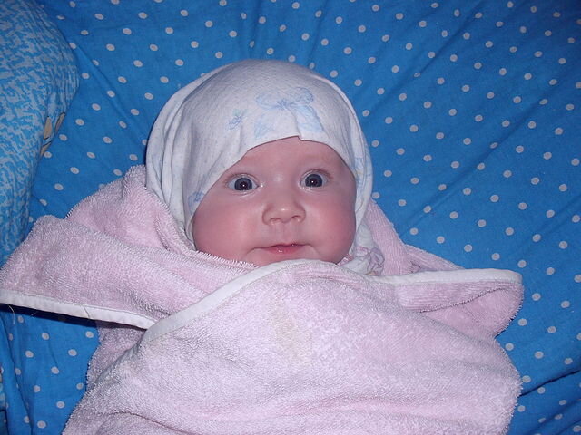 Моя доченька.