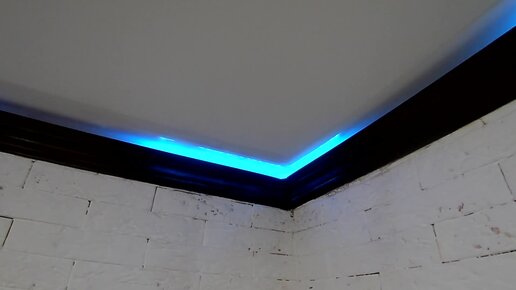 Подсветка натяжного потолка светодиодной лентой – как сделать дизайн совершенным? (видео)