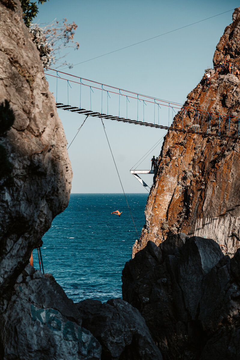  Международный фестиваль по хайдайвингу «Крылья мира» в Симеизе // Фото организаторов 












