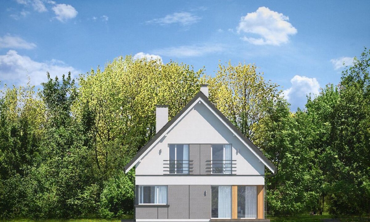 Правый фасад - Проект дома - MP-066