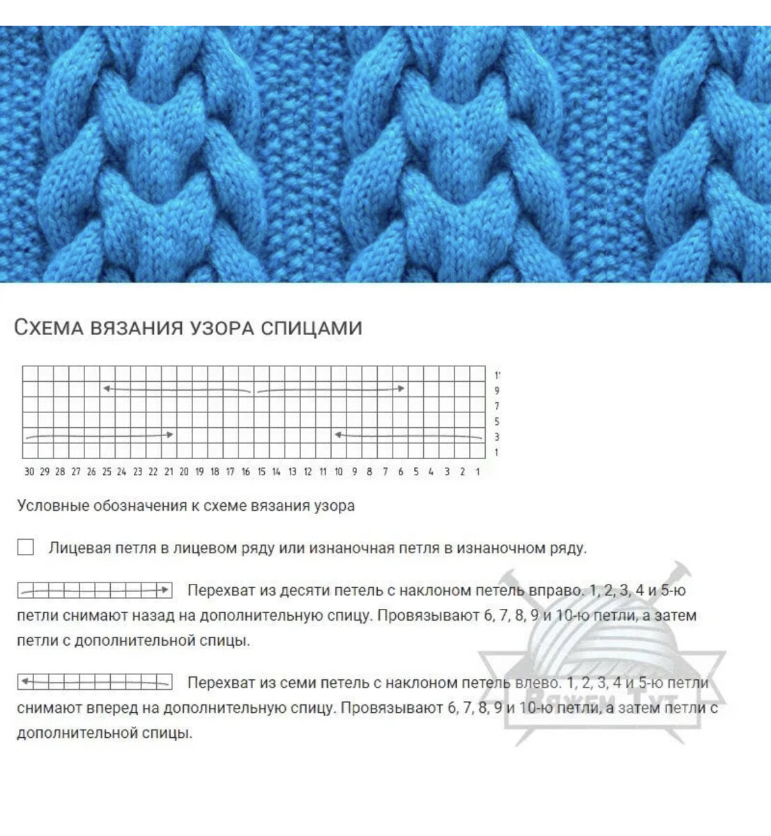 Объемные косы вязание спицами с описанием и схемами