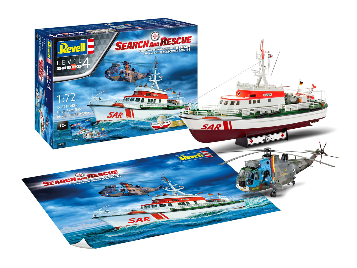 Seenotkreuzer/Search and Rescue Vessel Berlin (Revell | 1/72)