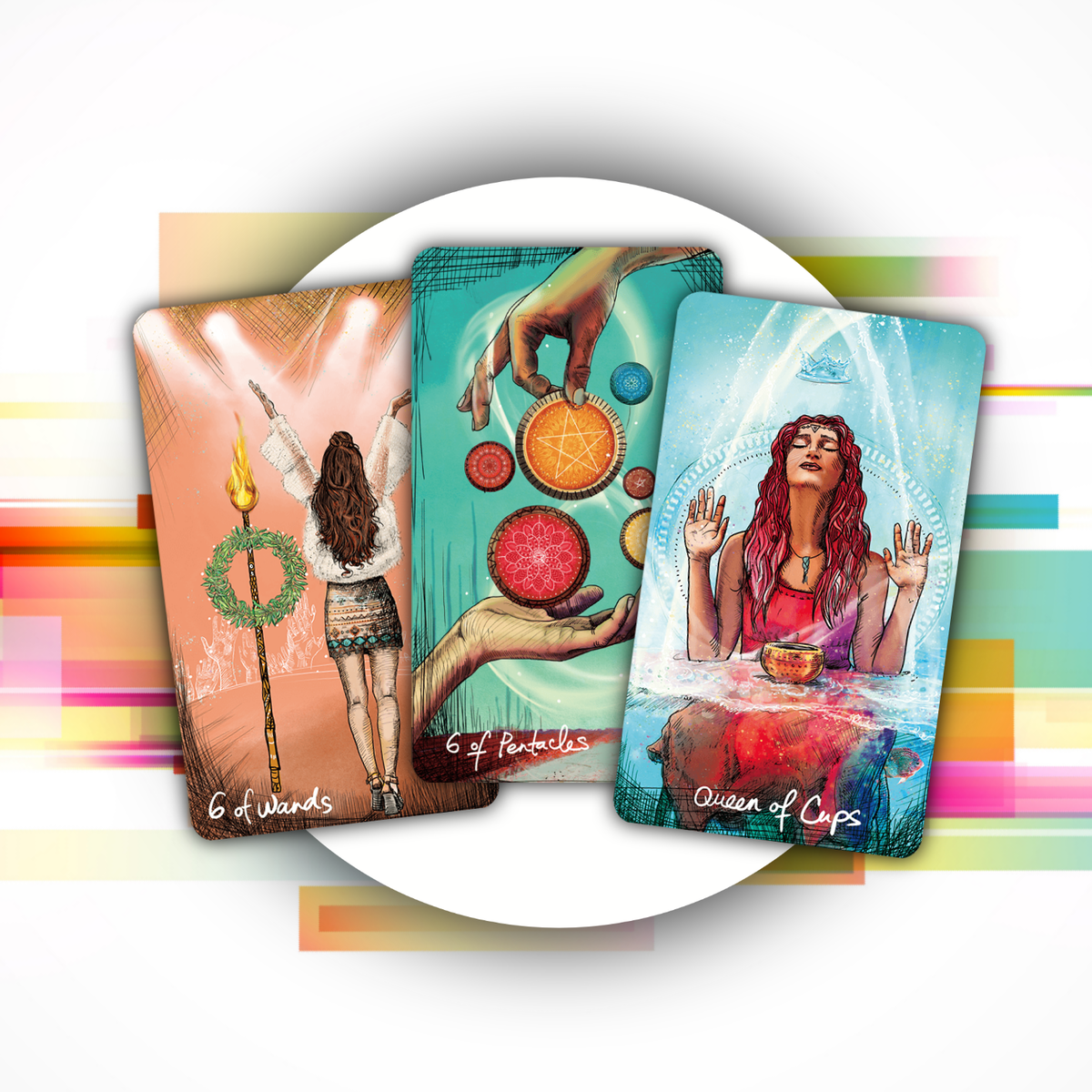 Для иллюстрации расклада я использую репродукции колоды Таро Светлого Провидца.