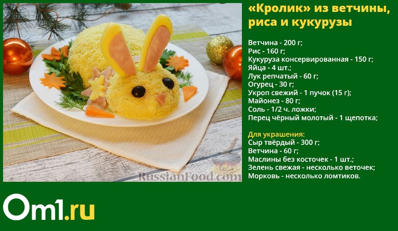 Салат с грибами, куриным филе, кукурузой и сыром