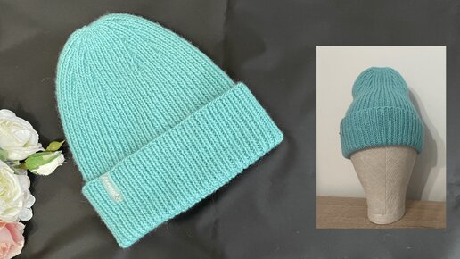 ВЯЗАНАЯ ШАПКА СПИЦАМИ ДЛЯ ВСЕХ ВОЗРАСТОВ! KNITTED HAT