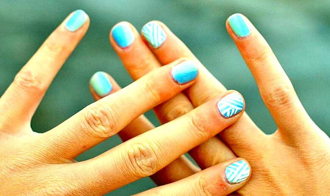 Маникюр на коротких ногтях