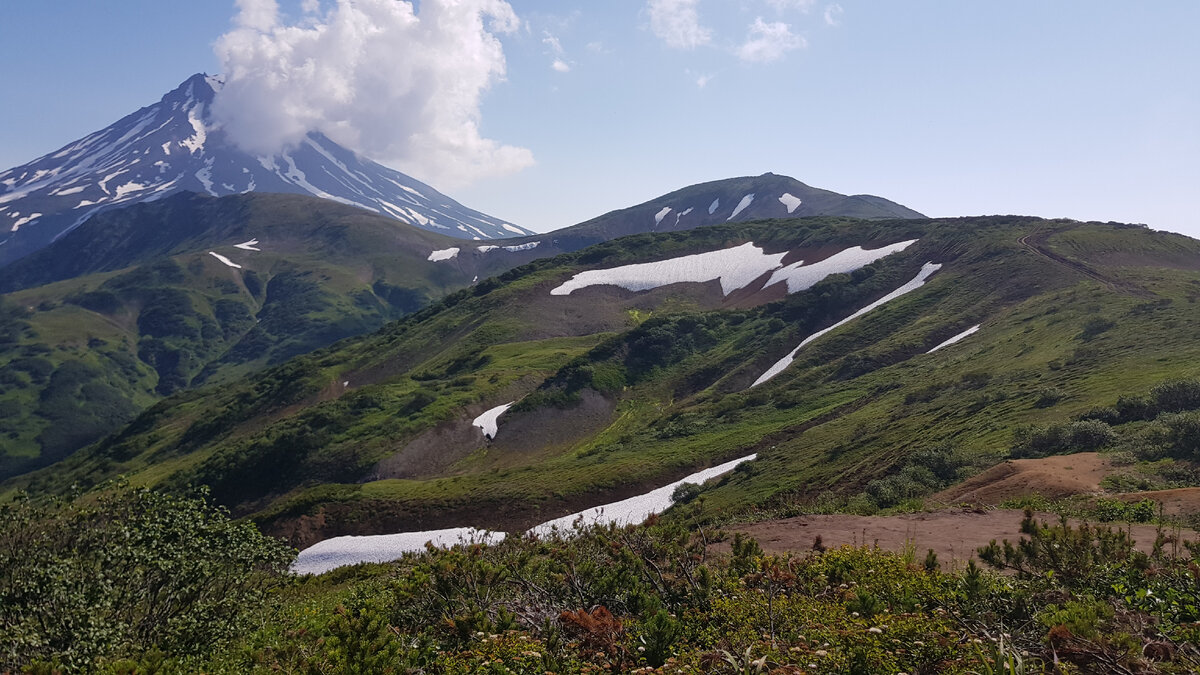 Остановка по дороге к вулканам