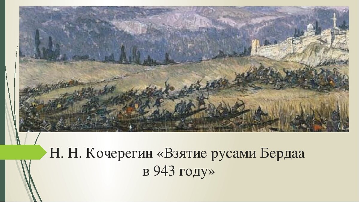 2 каспийский поход. Каспийские походы Русов. Походы Русов на Каспий. Поход на Бердаа. Набег на Бердаа.