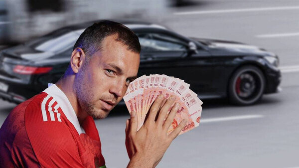 Футболист Артём Дзюба. Коллаж © LIFE. Фото © Getty Images / Joosep Martinson — UEFA, © Shutterstock