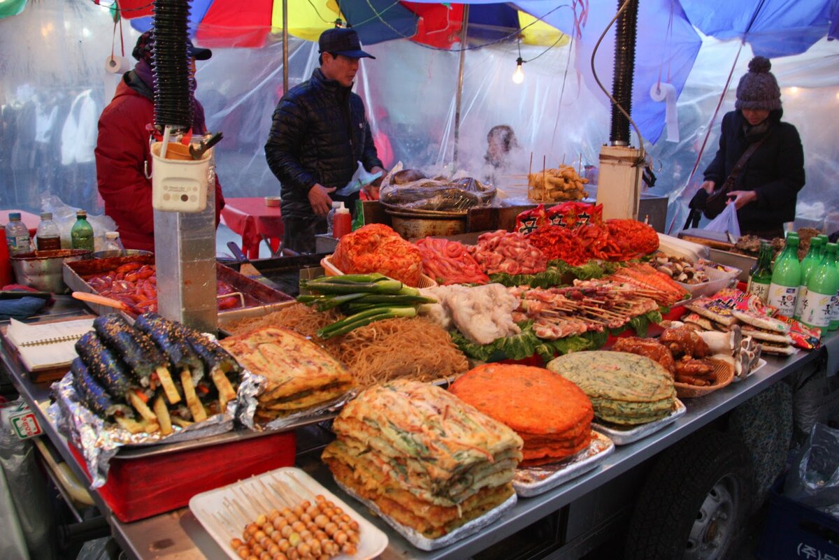 Гастрорынки в Южной Корее 