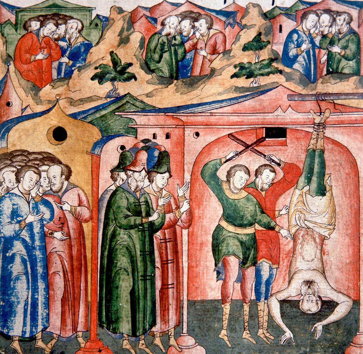 Репродукция миниатюры "Казнь боярина". (с) Михаил Филимонов/Sputnik