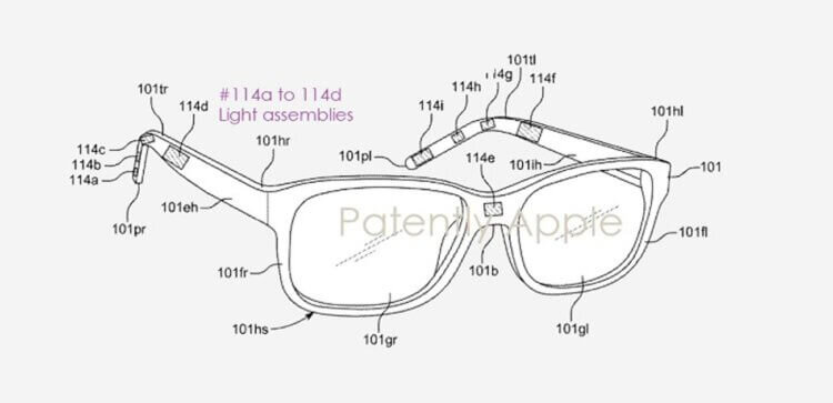 Это чертёж умных очков Apple. Попробуй отличить от классических