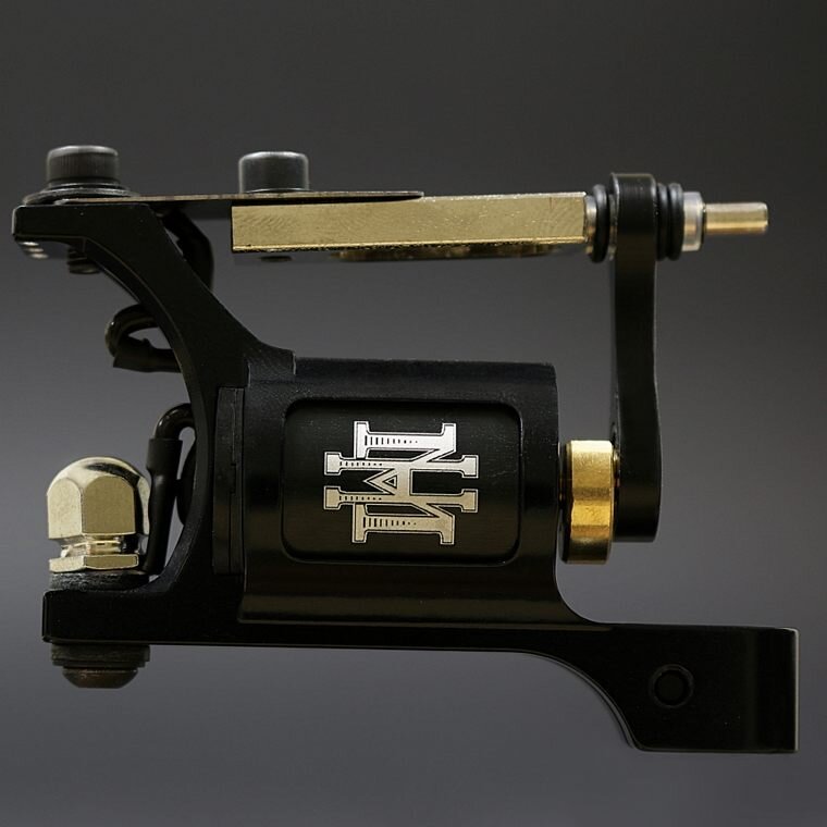 HM Tattoo Machines MINI EVOLUTION ROTARY FINE LINE BLACK