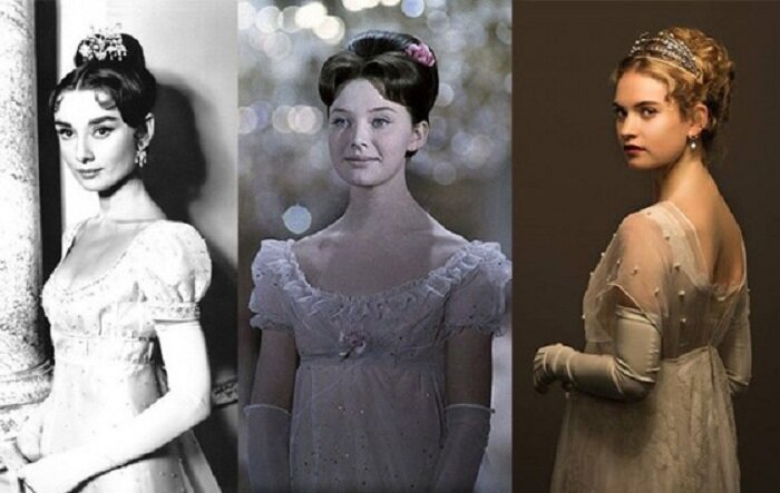 Наташа Ростова 1956, 1967 и 2016 годов.