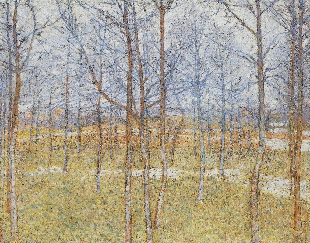 Малевич. Весенний пейзаж. 1900-е.