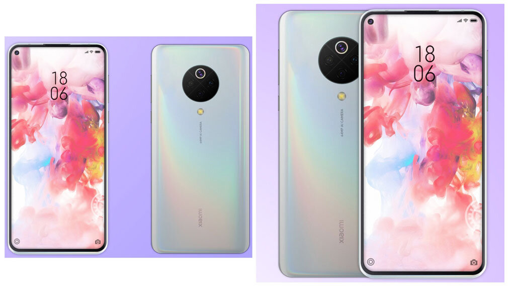 Рендеры Xiaomi Mi 10 Lite