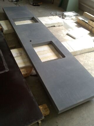 Столешницы из бетона для кухни