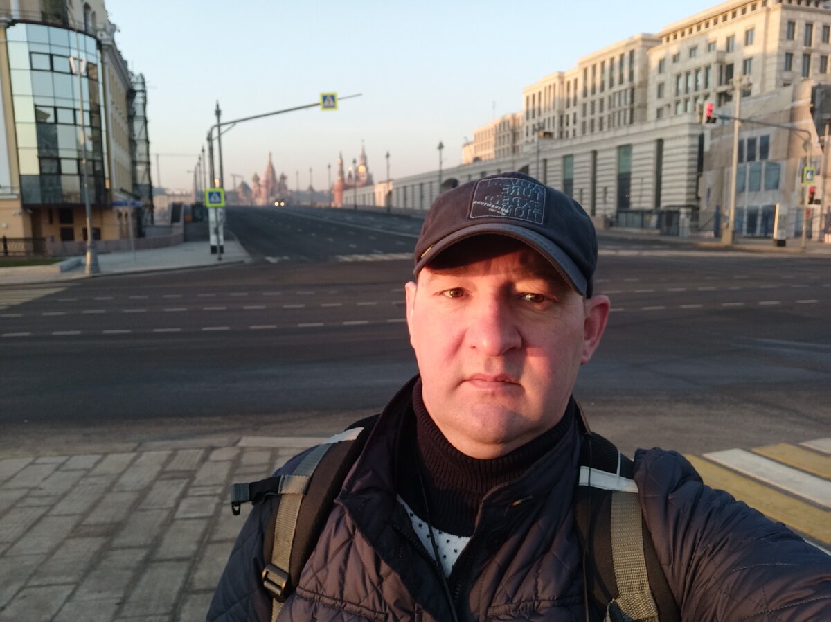 Москва, Большой Москворецкий мост, 28-е марта 2020г. 