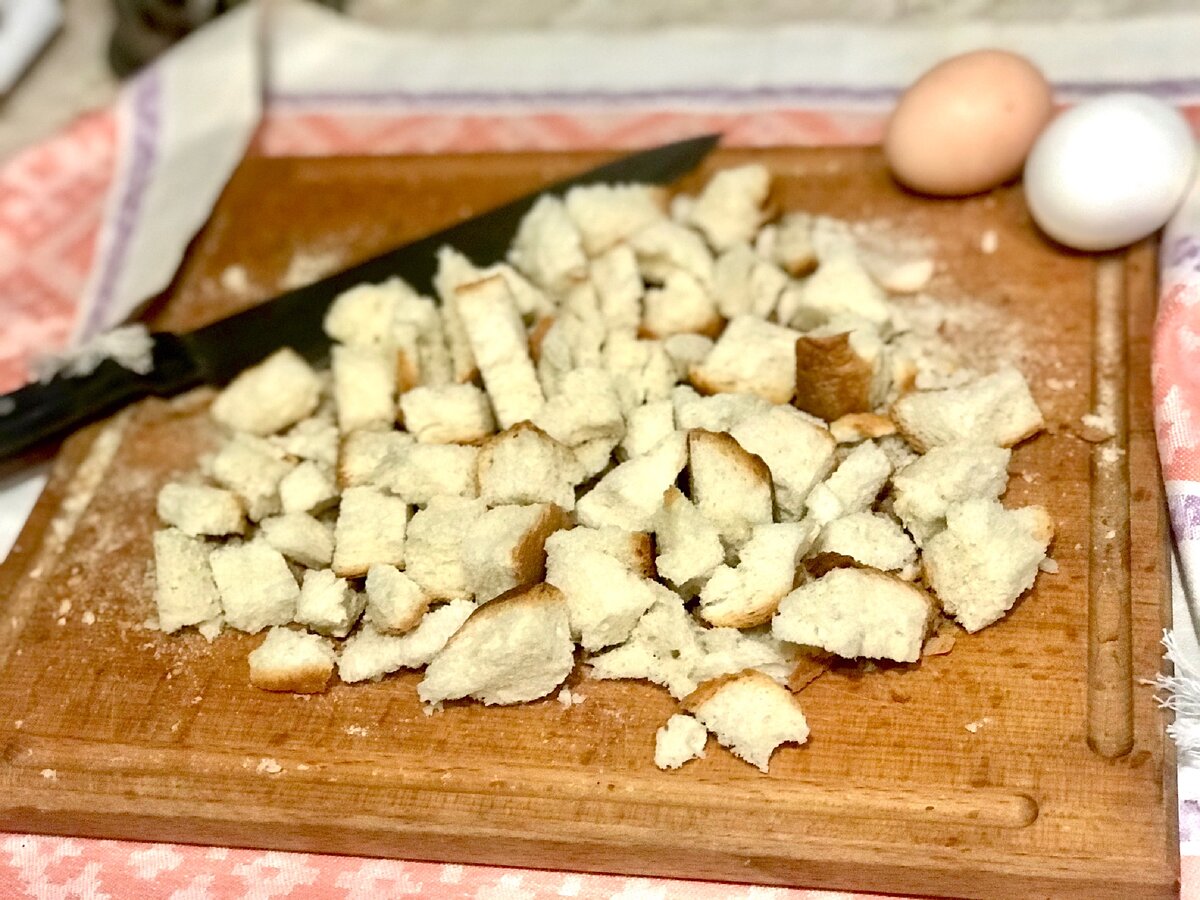 Пирог из сухарей