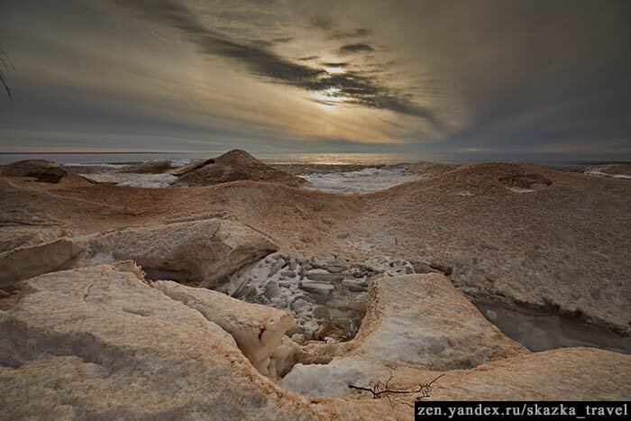 Берега Онежского озера во льдах