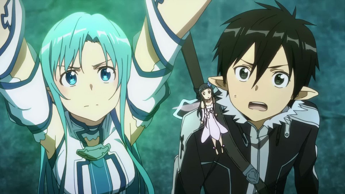 Asuna x Kirito аниме