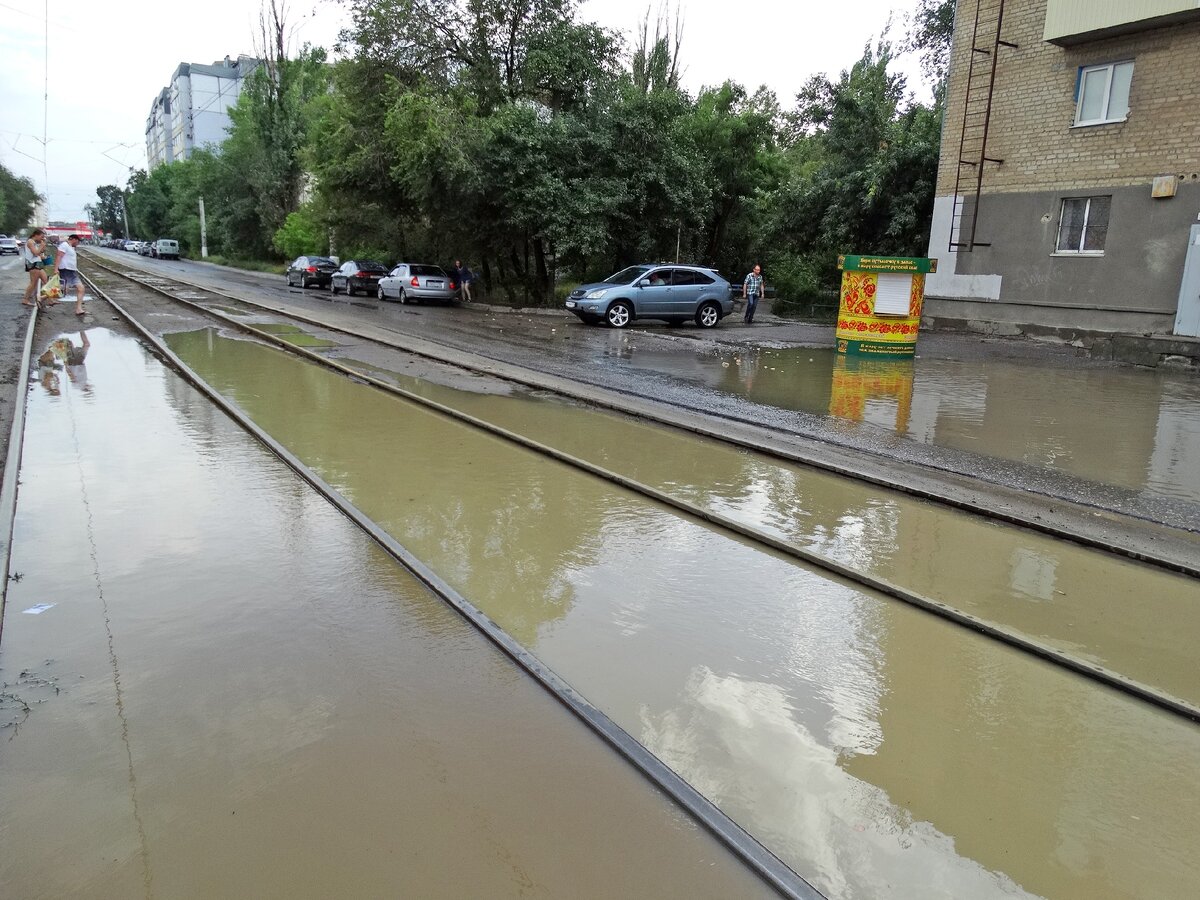 Волгоград после. Волгоград после дождя.