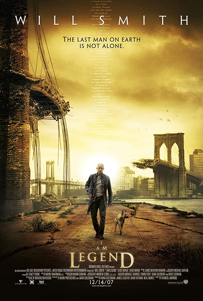 Постер к фильму "I Am Legend" (Источник: www.imdb.com) 