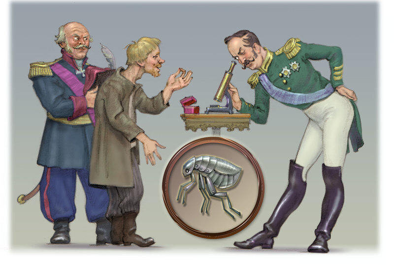 Мой земляк, тульский Левша, подковавший блоху.