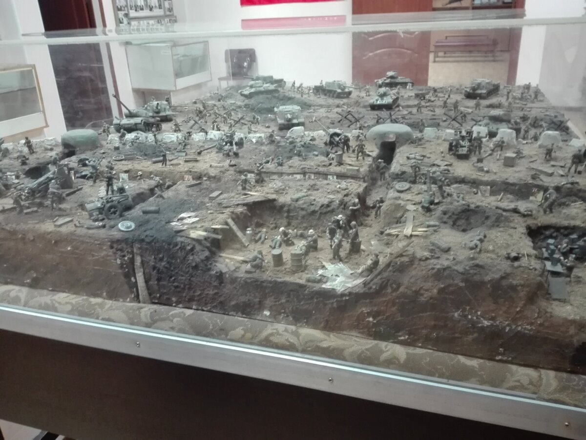 Макет-панорама "Взятие Зееловских высот", фото с сайта pandia.ru